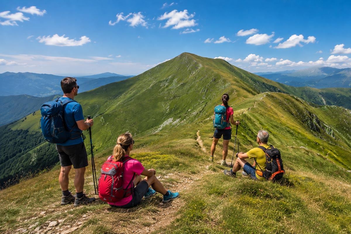 From Doganaccia to Monte Spigolino Ridge