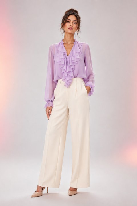 Blush Bow Blouse