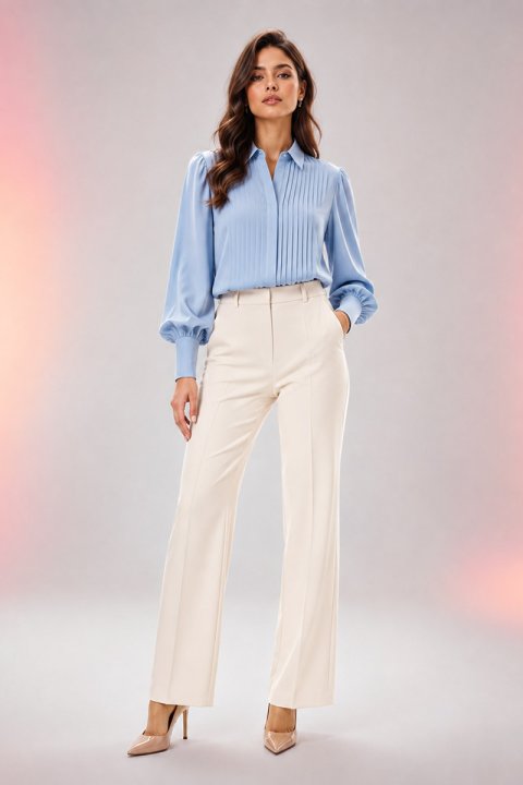 Blush Bow Blouse