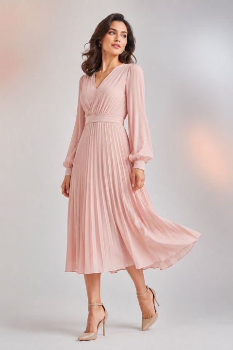 Lavender Off-Shoulder Dress