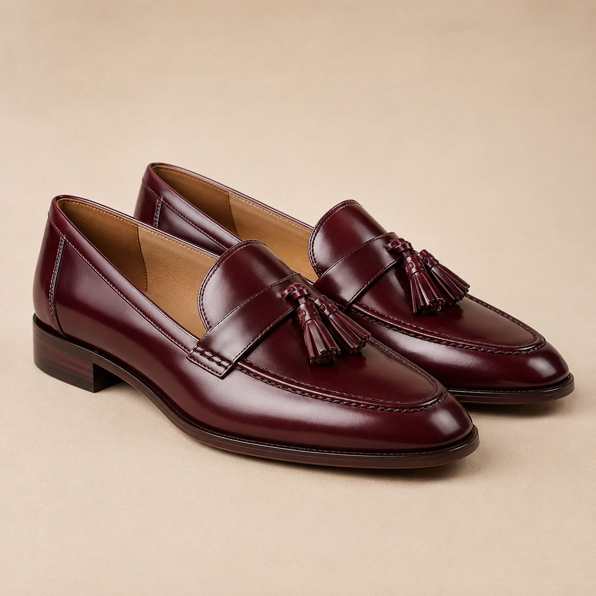 Cognac Chunky Loafers