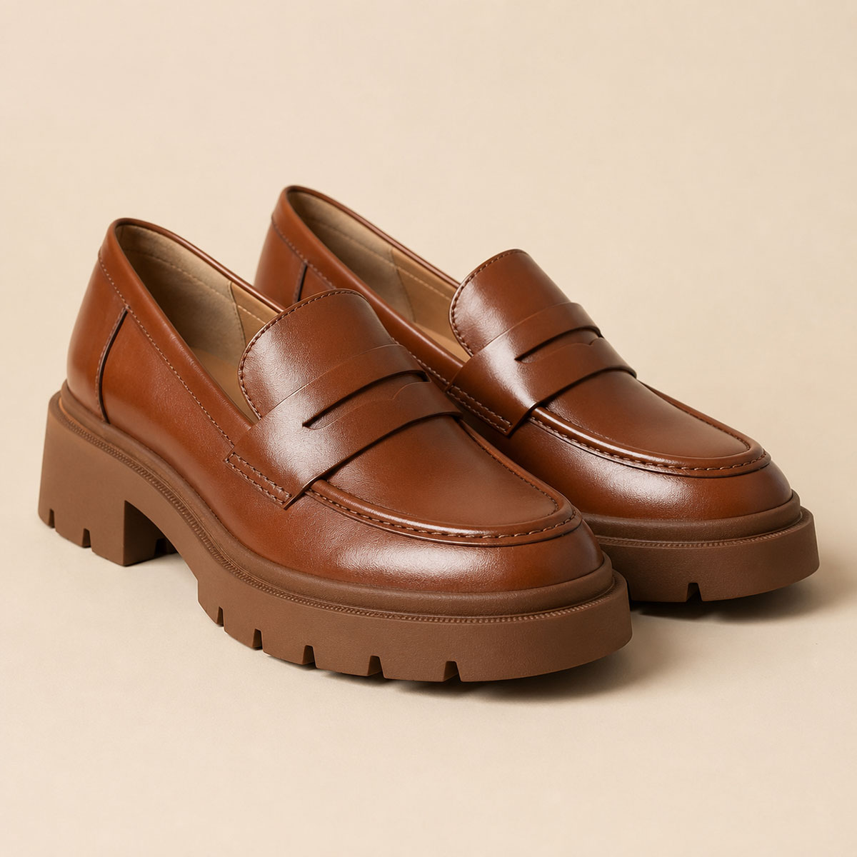 Burgundy Tassel Loafers