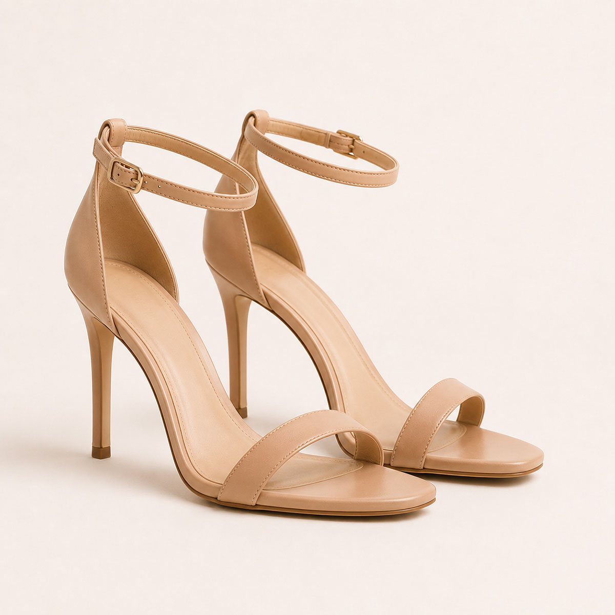 Black Shine Sandals